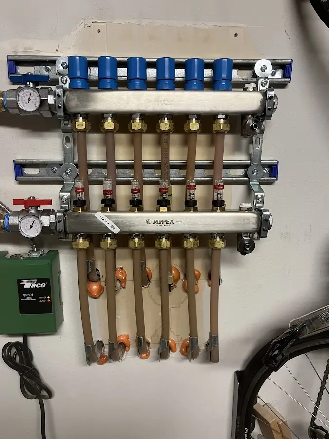 Plumber performing Gas Leak Detection at a residential property in Lyndhurst